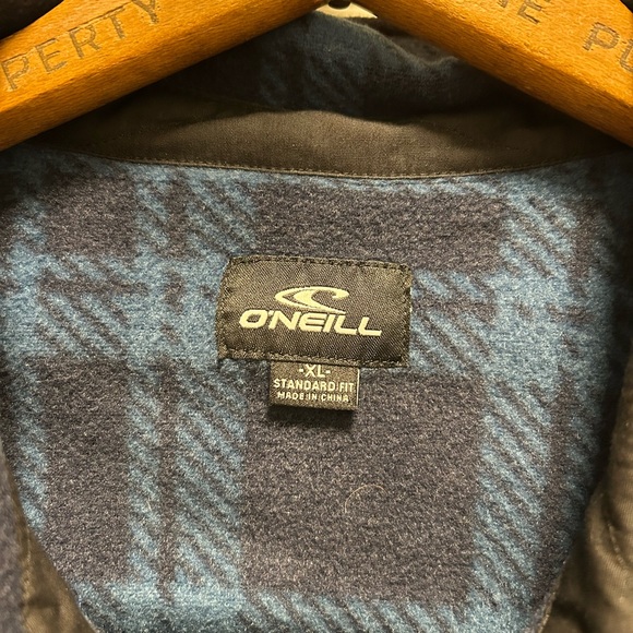 O'Neill Navy Checkered Shirt - Picture 3 of 5
